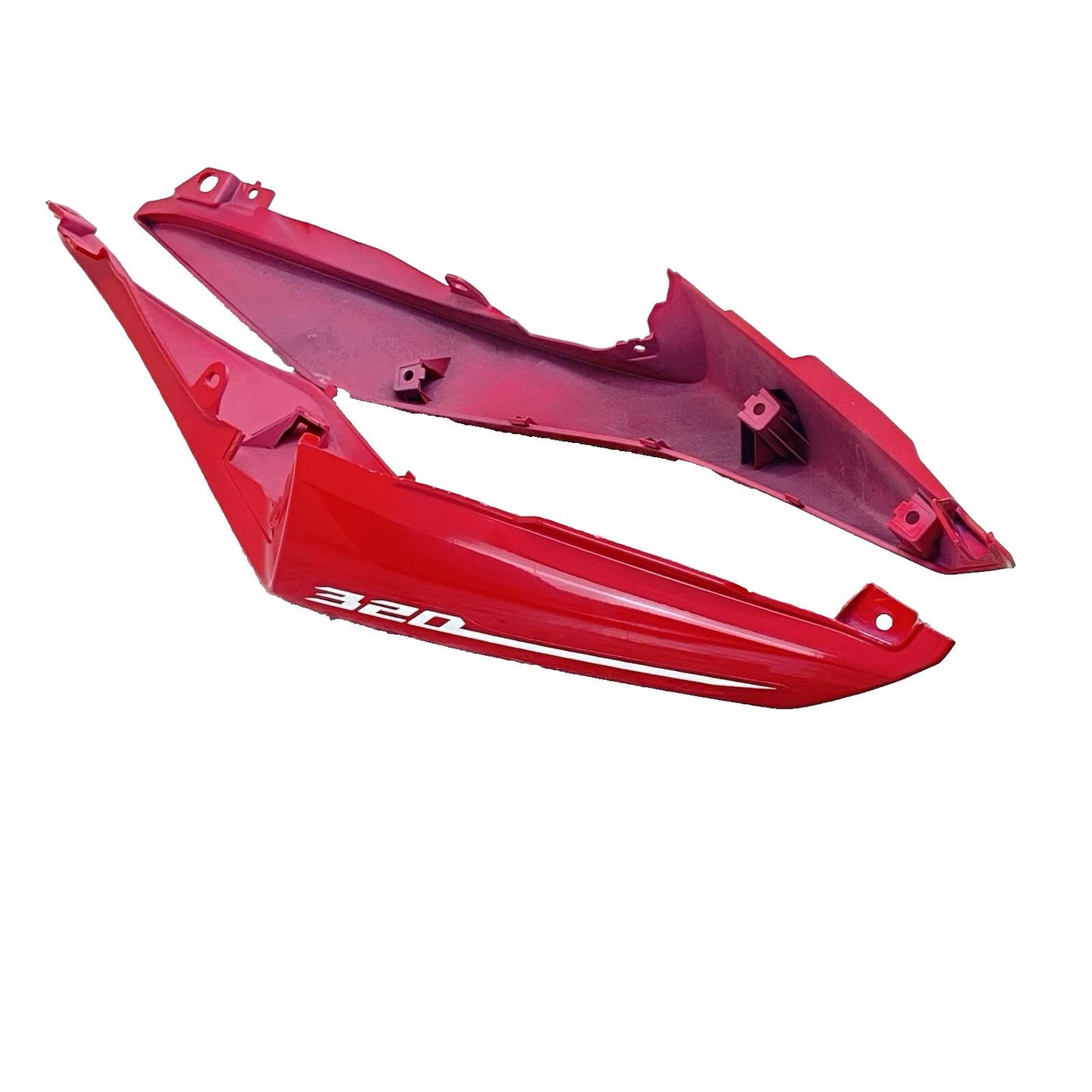2015 - 2021 YAMAHA YZF R3 REAR TAIL FAIRINGS BACK COWL PLASTICS SET PAIR RED