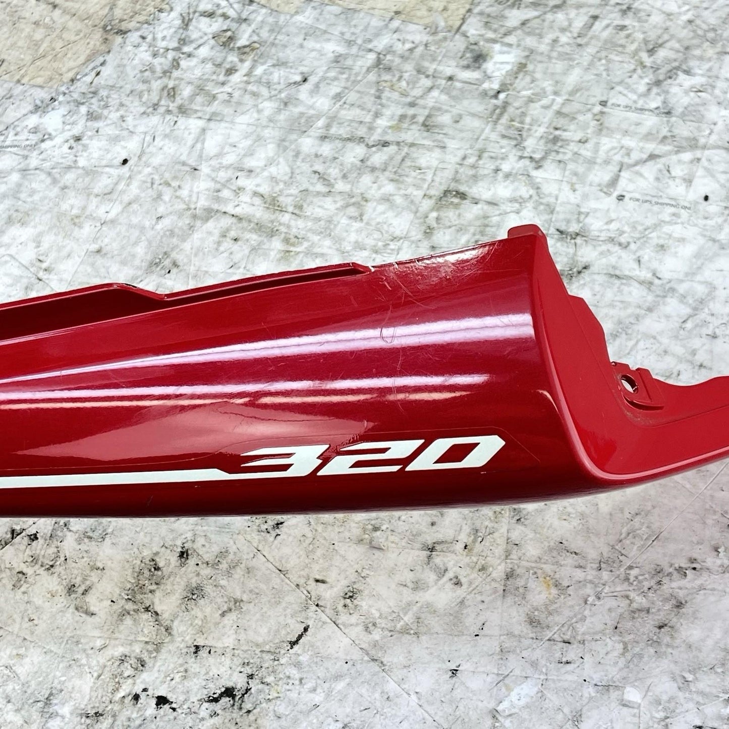 2015 - 2021 YAMAHA YZF R3 REAR TAIL FAIRINGS BACK COWL PLASTICS SET PAIR RED