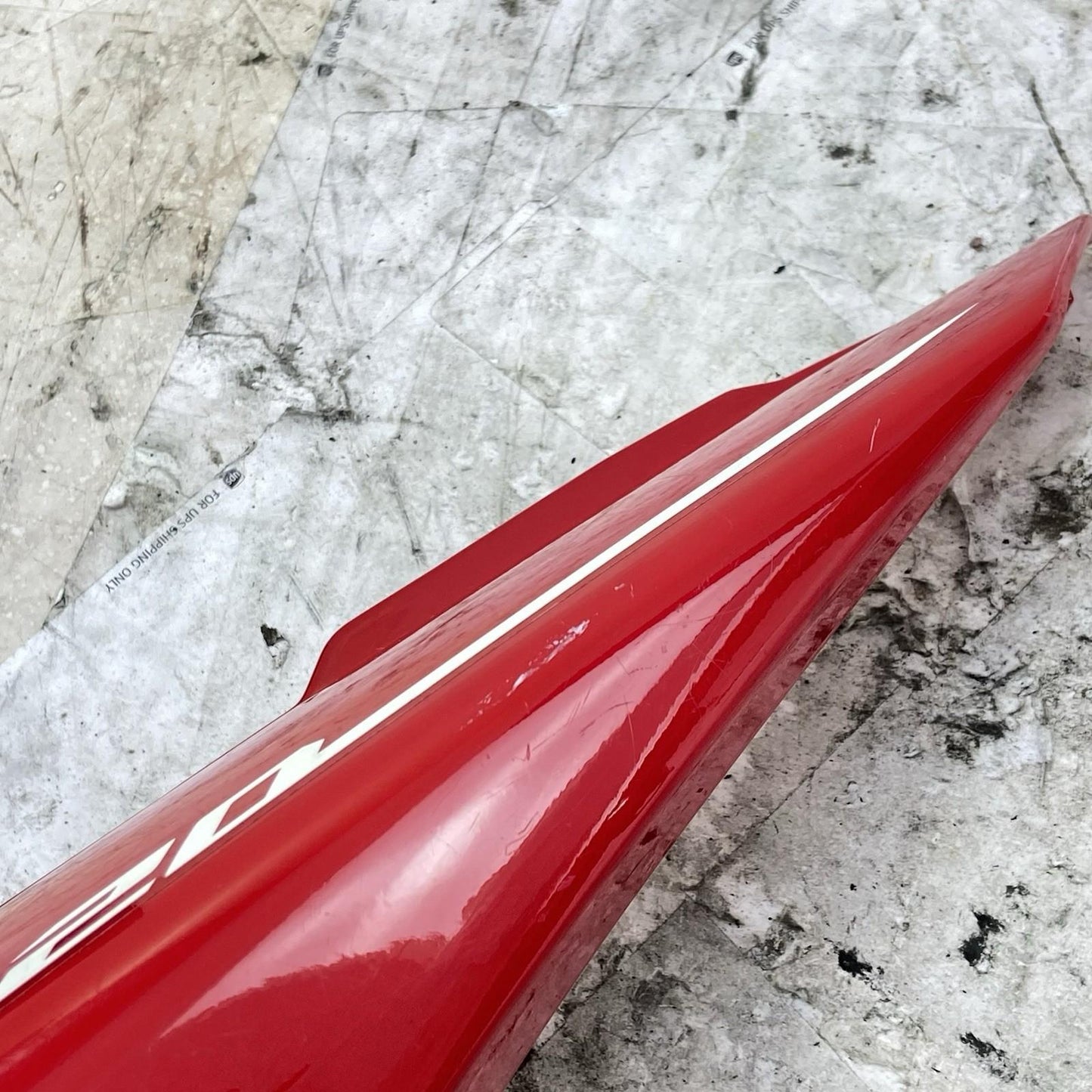 2015 - 2021 YAMAHA YZF R3 REAR TAIL FAIRINGS BACK COWL PLASTICS SET PAIR RED