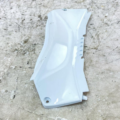 2015 - 2021 YAMAHA YZF R3 SEAT TRIM PLASTIC REAR BACK FAIRING PANEL WHITE
