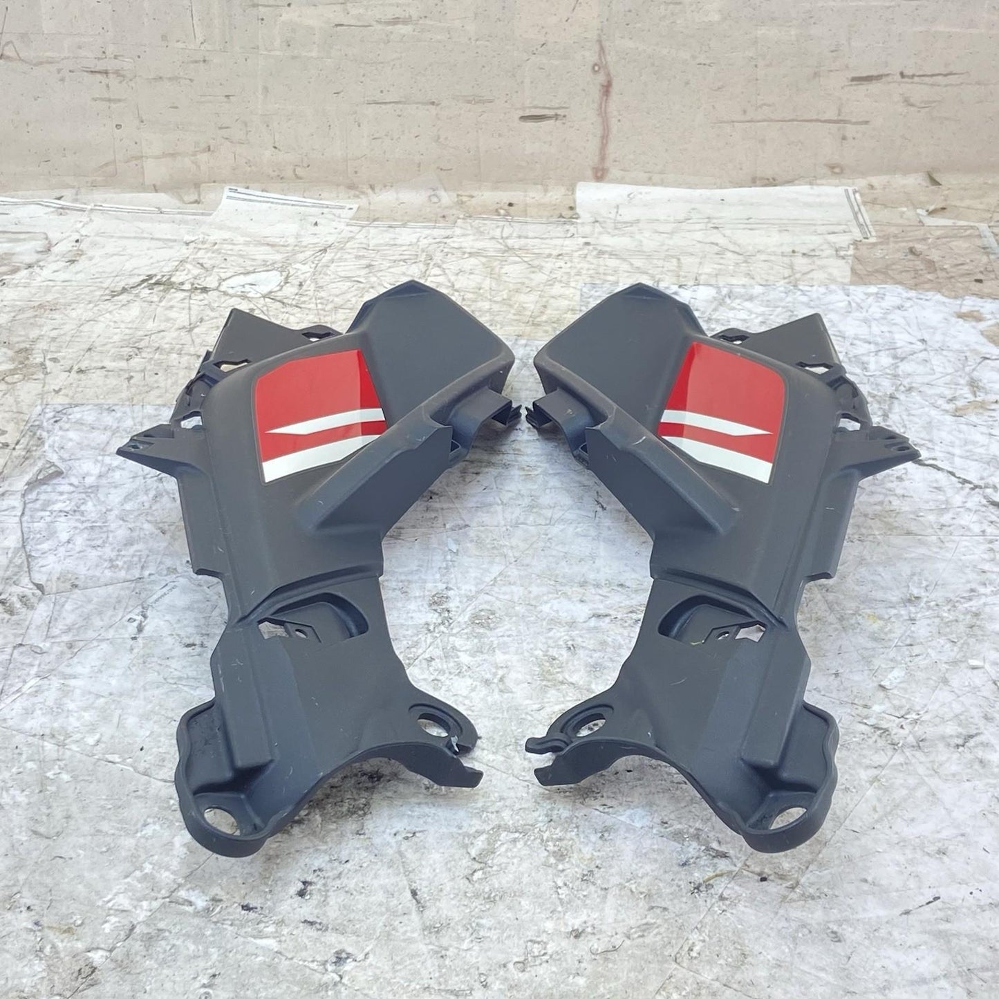 2015 - 2021 YAMAHA YZF R3 INNER SIDE FAIRINGS ENGINE COVER COWL PLASTIC SET OEM