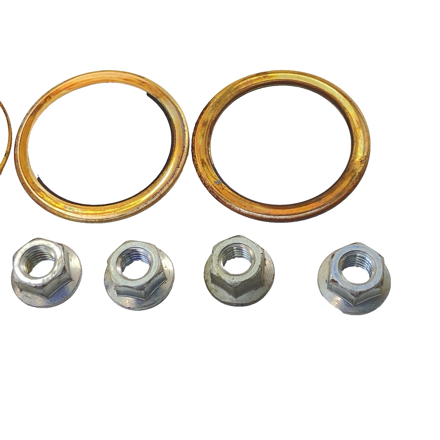 2019 - 2023 KAWASAKI NINJA ZX6R HEADER NUTS BOLTS EXHAUST HARDWARE SET STOCK OEM