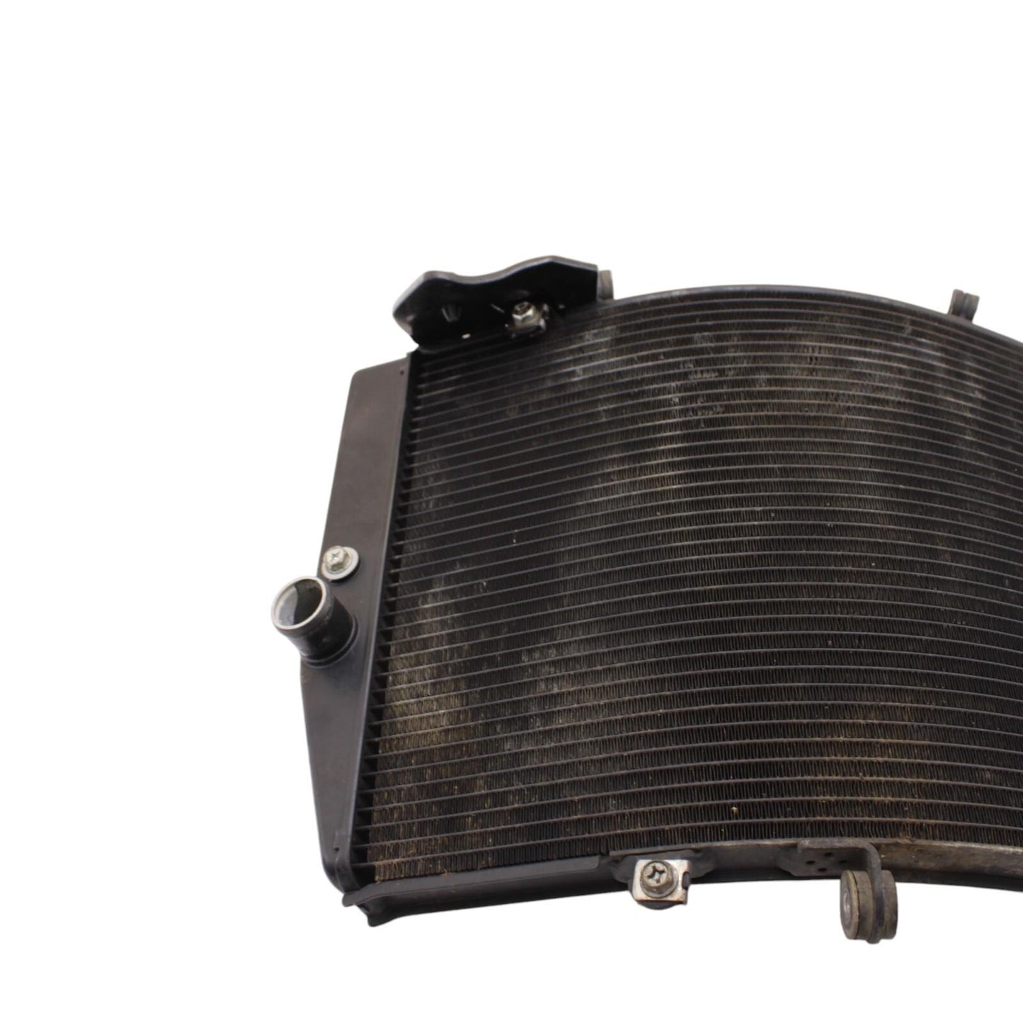 2007 - 2012 HONDA CBR600RR RADIATOR COOLING FAN SYSTEM BLACK STOCK STRAIGHT