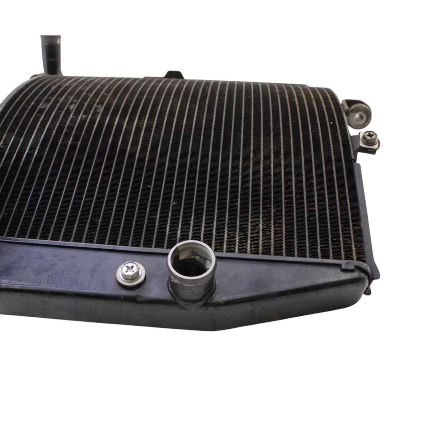 2007 - 2012 HONDA CBR600RR RADIATOR COOLING FAN SYSTEM BLACK STOCK STRAIGHT