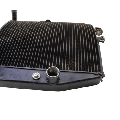 2007 - 2012 HONDA CBR600RR RADIATOR COOLING FAN SYSTEM BLACK STOCK STRAIGHT