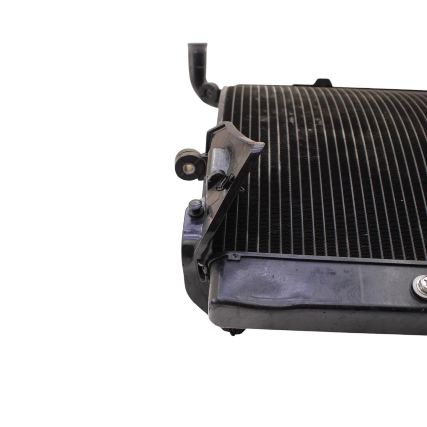 2007 - 2012 HONDA CBR600RR RADIATOR COOLING FAN SYSTEM BLACK STOCK STRAIGHT