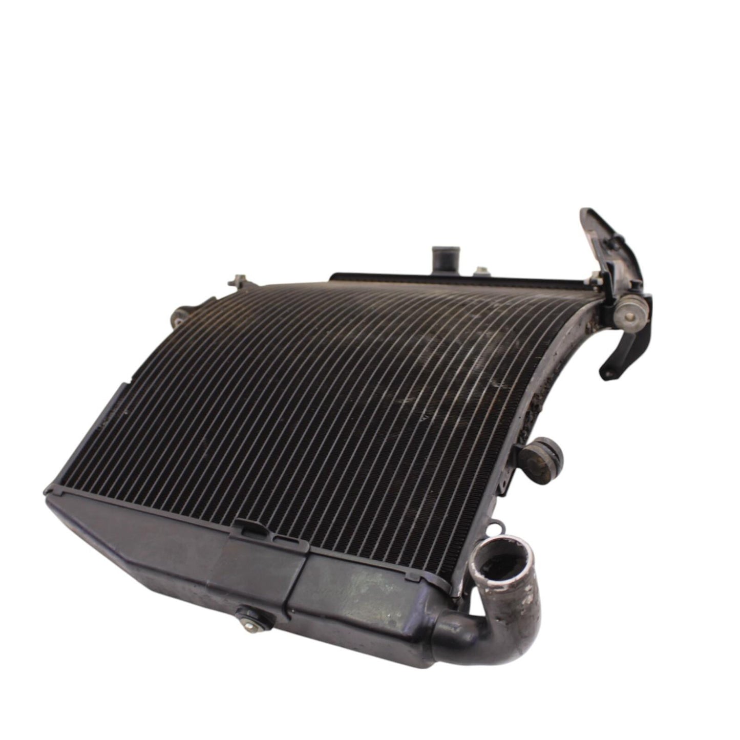 2007 - 2012 HONDA CBR600RR RADIATOR COOLING FAN SYSTEM BLACK STOCK STRAIGHT