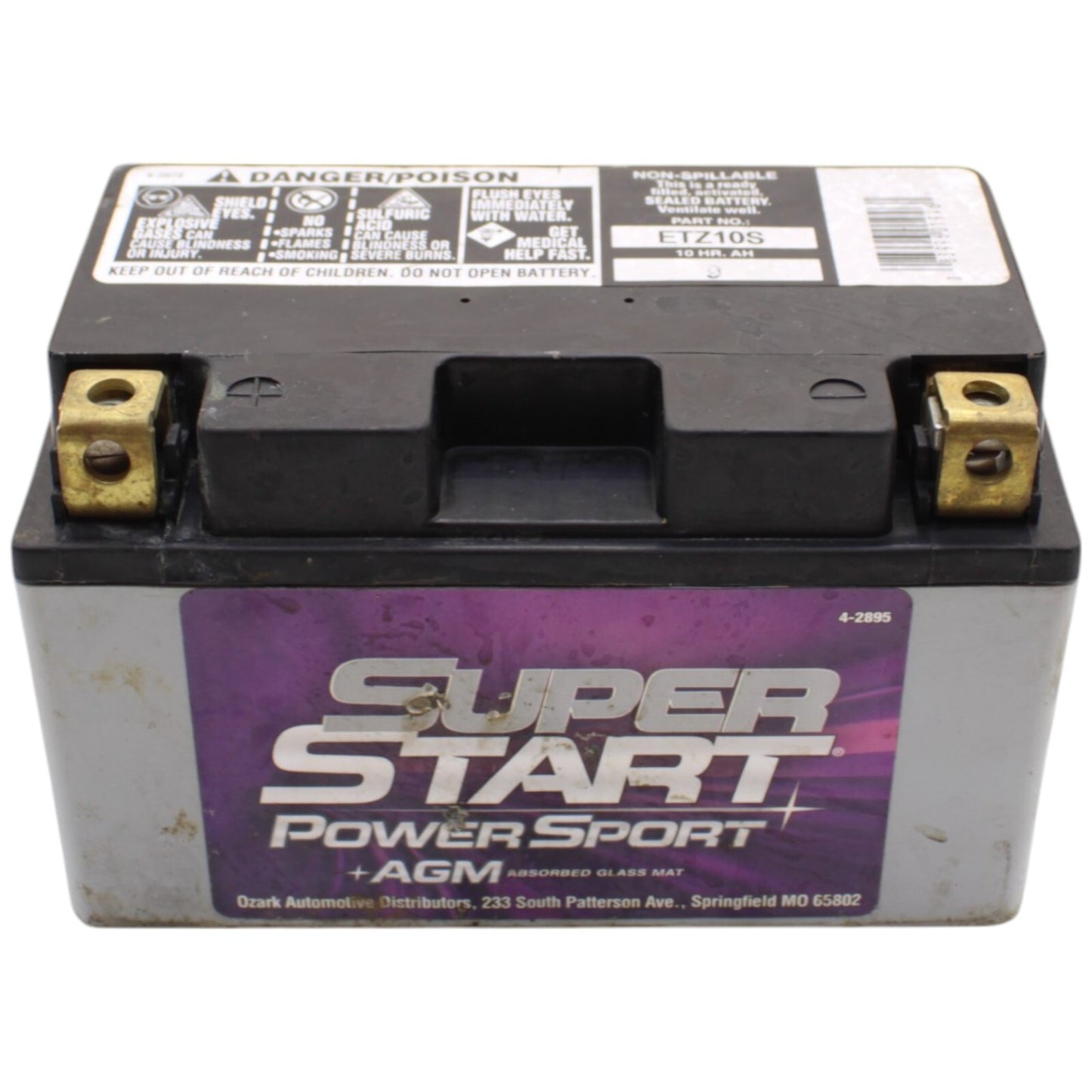 SUPERSTART Activated Maintenance Free Battery ETZ10S POWERSPORTS STOCK