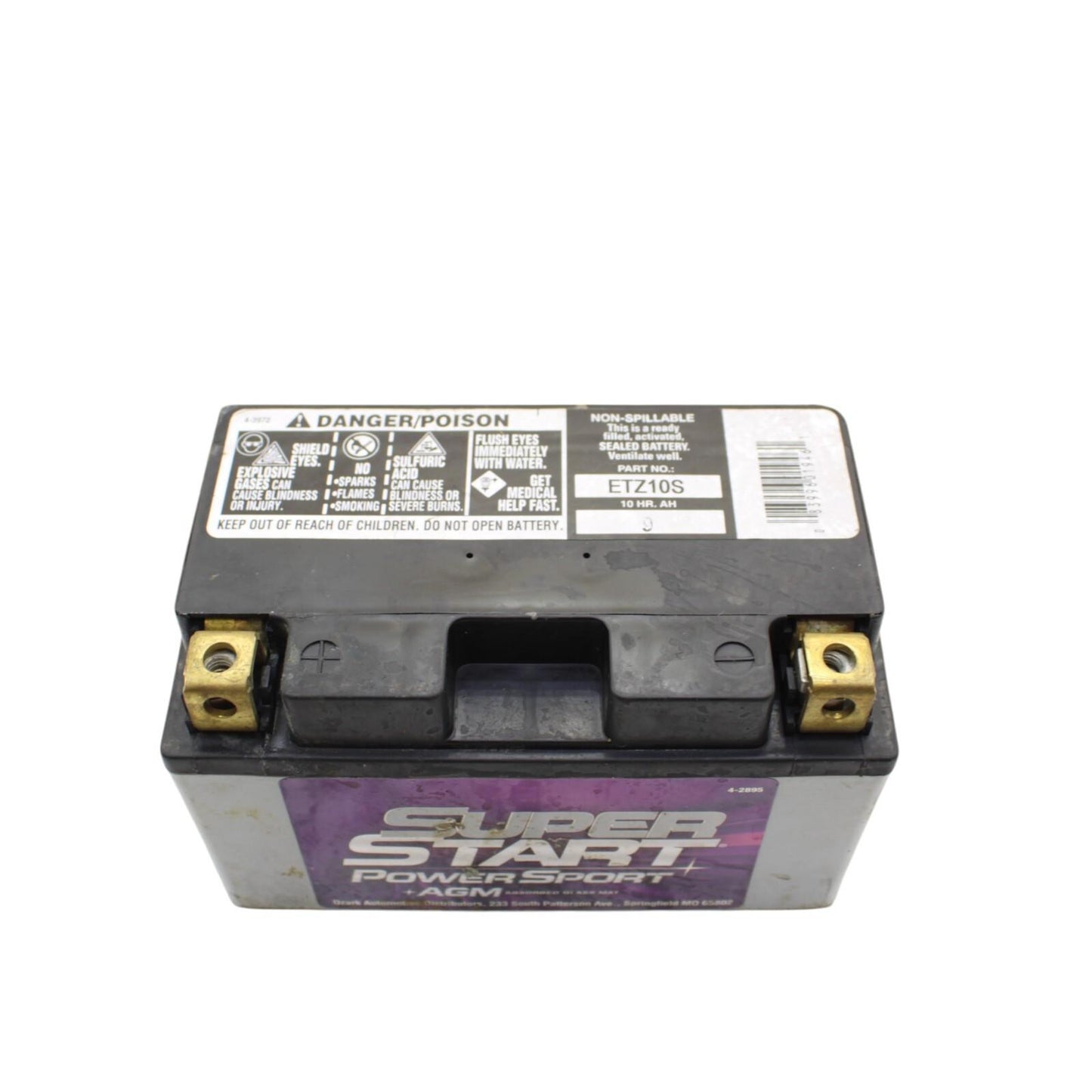 SUPERSTART Activated Maintenance Free Battery ETZ10S POWERSPORTS STOCK
