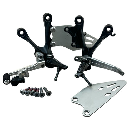 2019 - 2023 KAWASAKI NINJA ZX6R REARSET DRIVER FOOT PEG LEFT RIGHT PEDALS SET