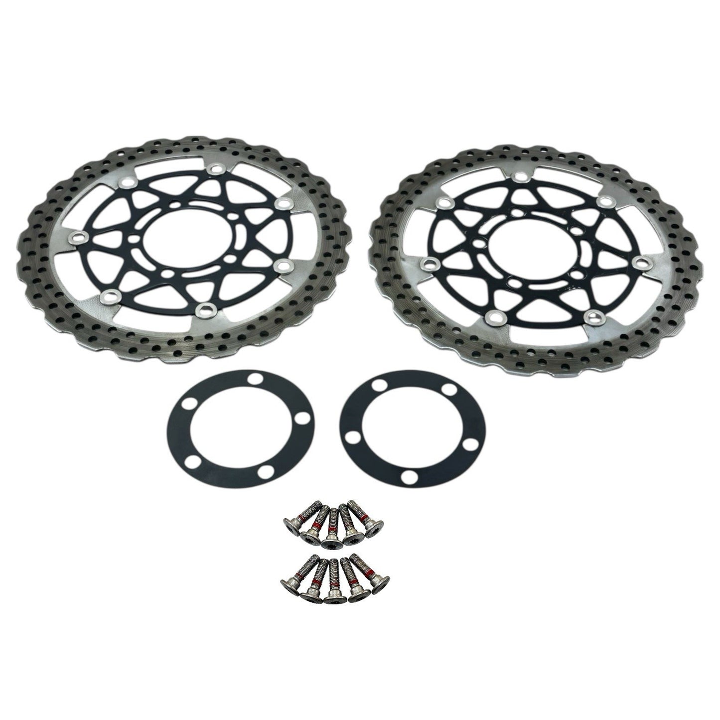2019 - 2023 KAWASAKI NINJA ZX6R FRONT ROTORS BRAKE DISC LEFT RIGHT SET STOCK OEM
