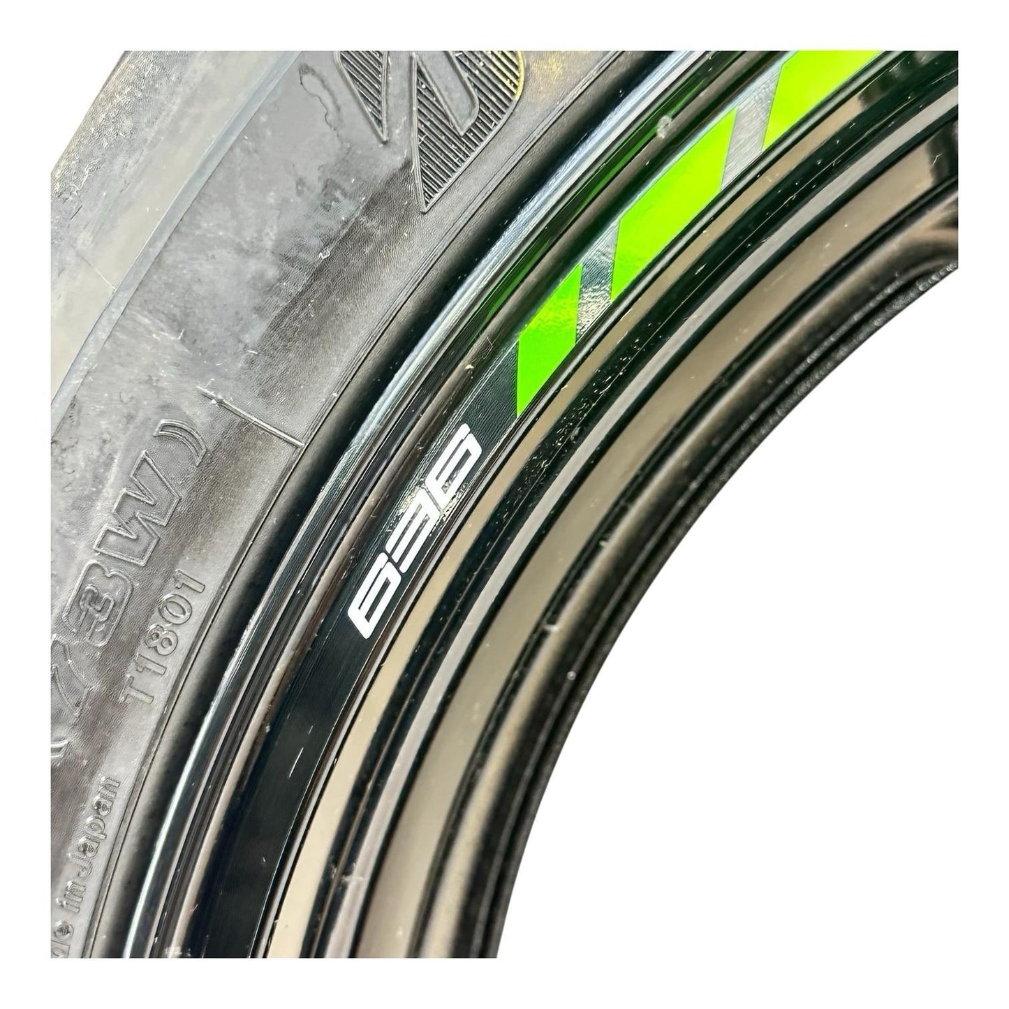 2019 - 2023 KAWASAKI NINJA ZX6R REAR WHEEL RIM BACK TIRE RUBBER BLACK STOCK OEM