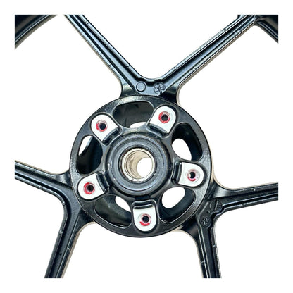 2019 - 2023 KAWASAKI NINJA ZX6R FRONT WHEEL RIM TIRE RUBBER BLACK STOCK OEM