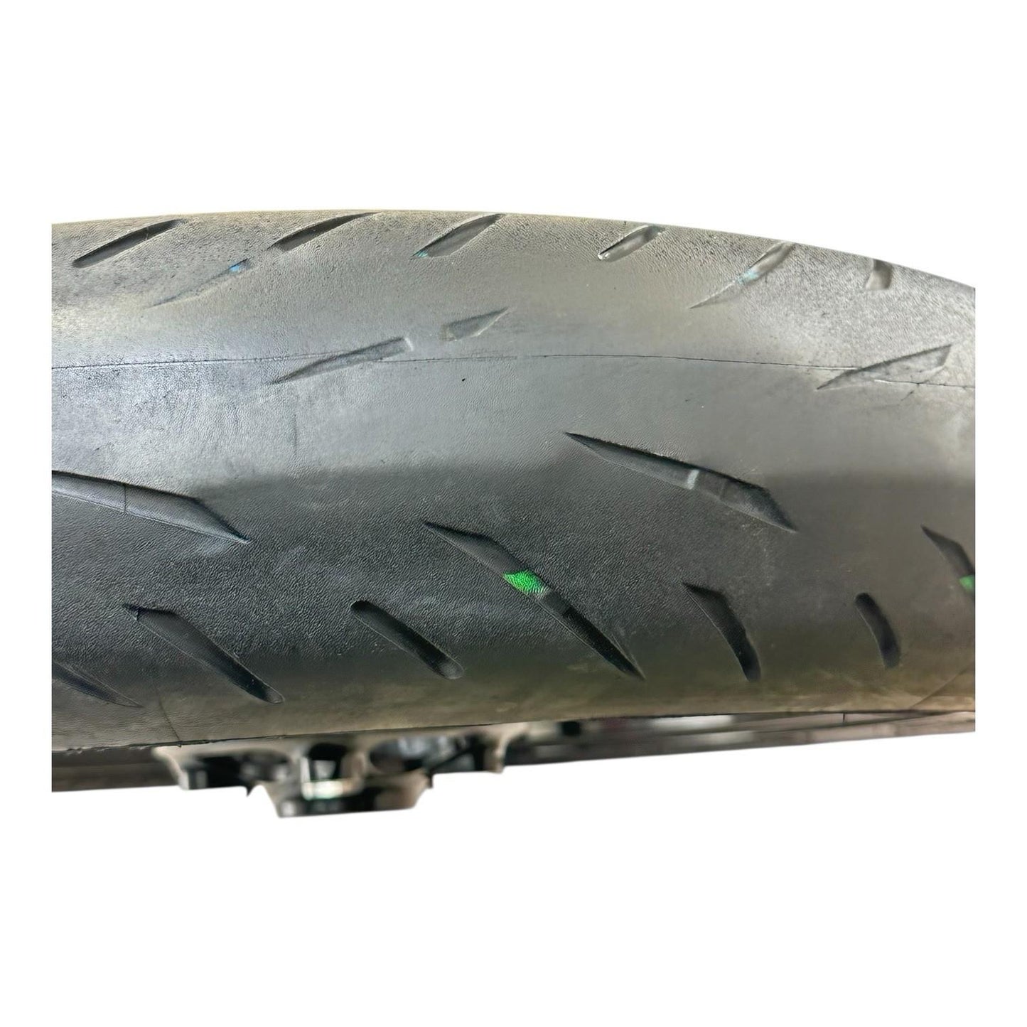 2019 - 2023 KAWASAKI NINJA ZX6R FRONT WHEEL RIM TIRE RUBBER BLACK STOCK OEM