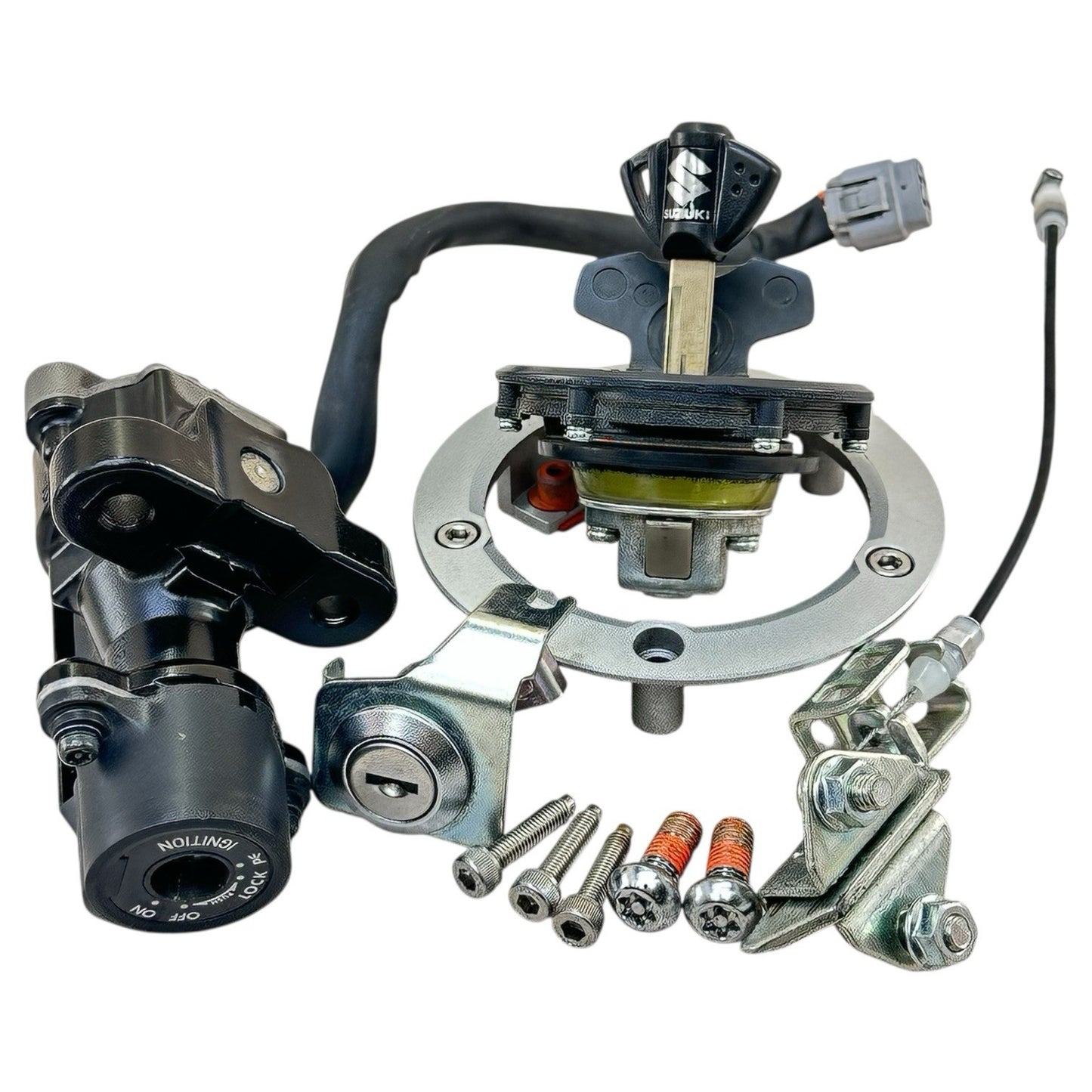 2017 - 2025 SUZUKI GSXR 1000 IGNITION SET KEY GAS CAP SEAT LOCK SWITCH STOCK OEM