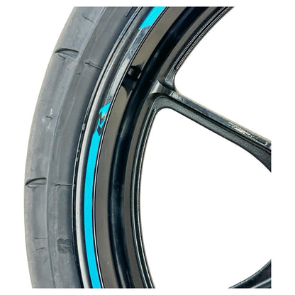 2017 - 2025 SUZUKI GSXR 1000 FRONT WHEEL RIM TIRE RUBBER BLACK STOCK OEM