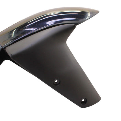 2004 2005 KAWASAKI NINJA ZX10R FRONT FENDER FAIRING COWL BLACK PLASTIC STOCK