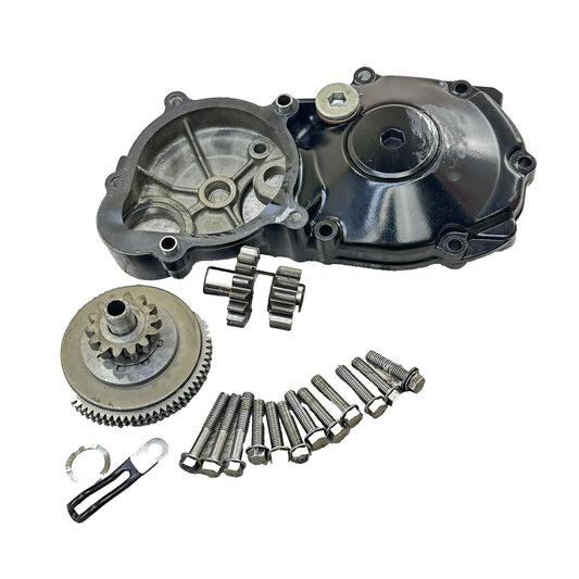 2017 - 2025 SUZUKI GSXR 1000 STARTER CLUTCH ENGINE GEAR SIDE COVER MOTOR SET OEM