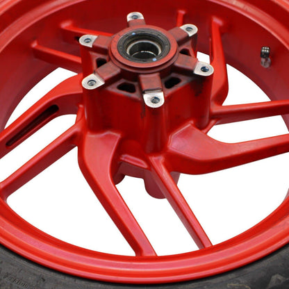 2016 - 2019 DUCATI PANIGALE 959 REAR WHEEL RED RIM TIRE STOCK STRAIGHT