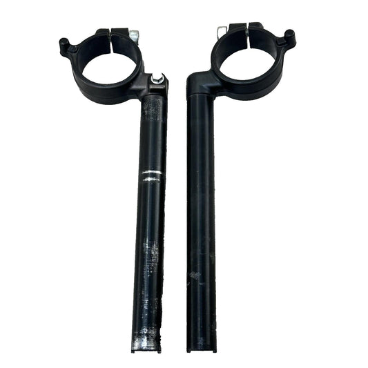 2011 - 2022 SUZUKI GSXR 600 GSXR 750 CLIP ON HANDLE BARS SET PAIR BLACK