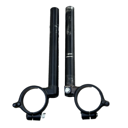 2011 - 2022 SUZUKI GSXR 600 GSXR 750 CLIP ON HANDLE BARS SET PAIR BLACK