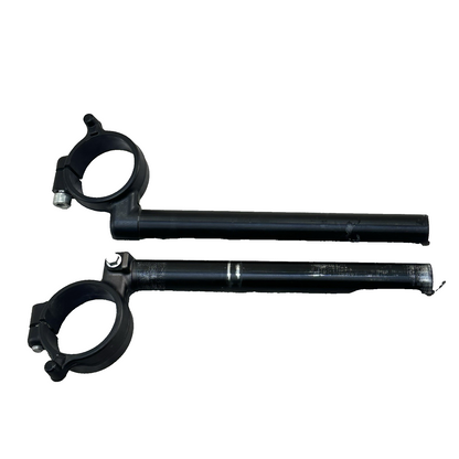 2011 - 2022 SUZUKI GSXR 600 GSXR 750 CLIP ON HANDLE BARS SET PAIR BLACK