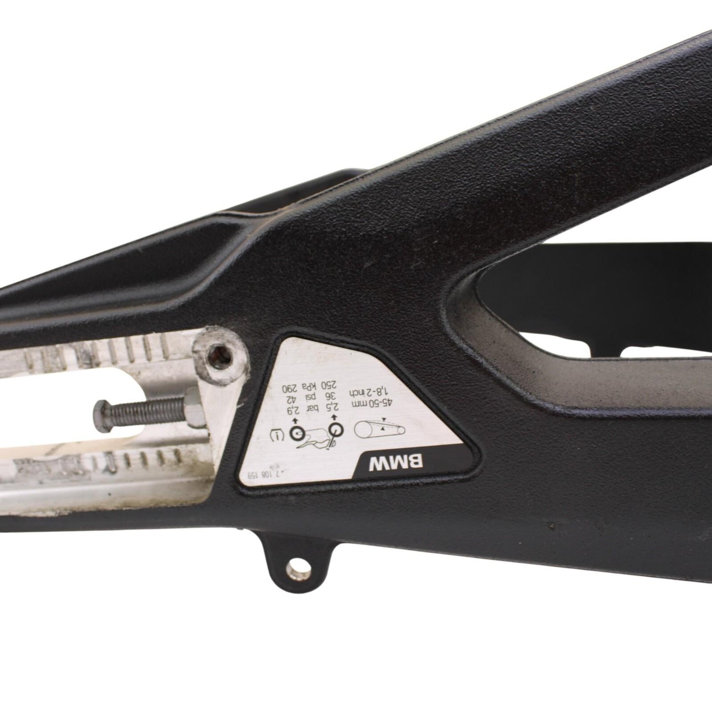 2020 - 2023 BMW S1000RR SWING ARM REAR WHEEL MOUNT SWINGARM BLACK STRAIGHT OEM