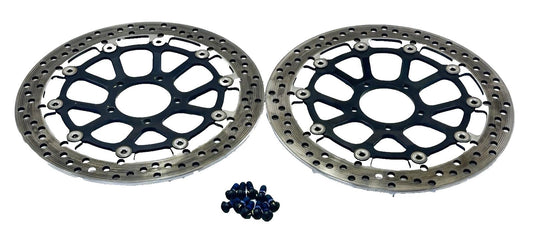 2016 - 2019 DUCATI 959 PANIGALE FRONT BRAKE ROTORS DISC SET PAIR BOLTS BREMBO