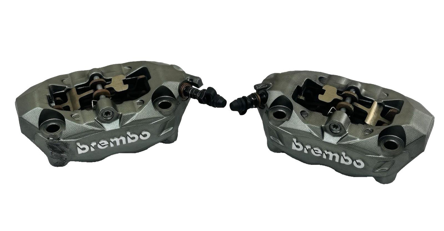 2016 - 2019 DUCATI 959 PANIGALE FRONT BRAKE CALIPERS PADS SET BREMBO *SCUFFED*
