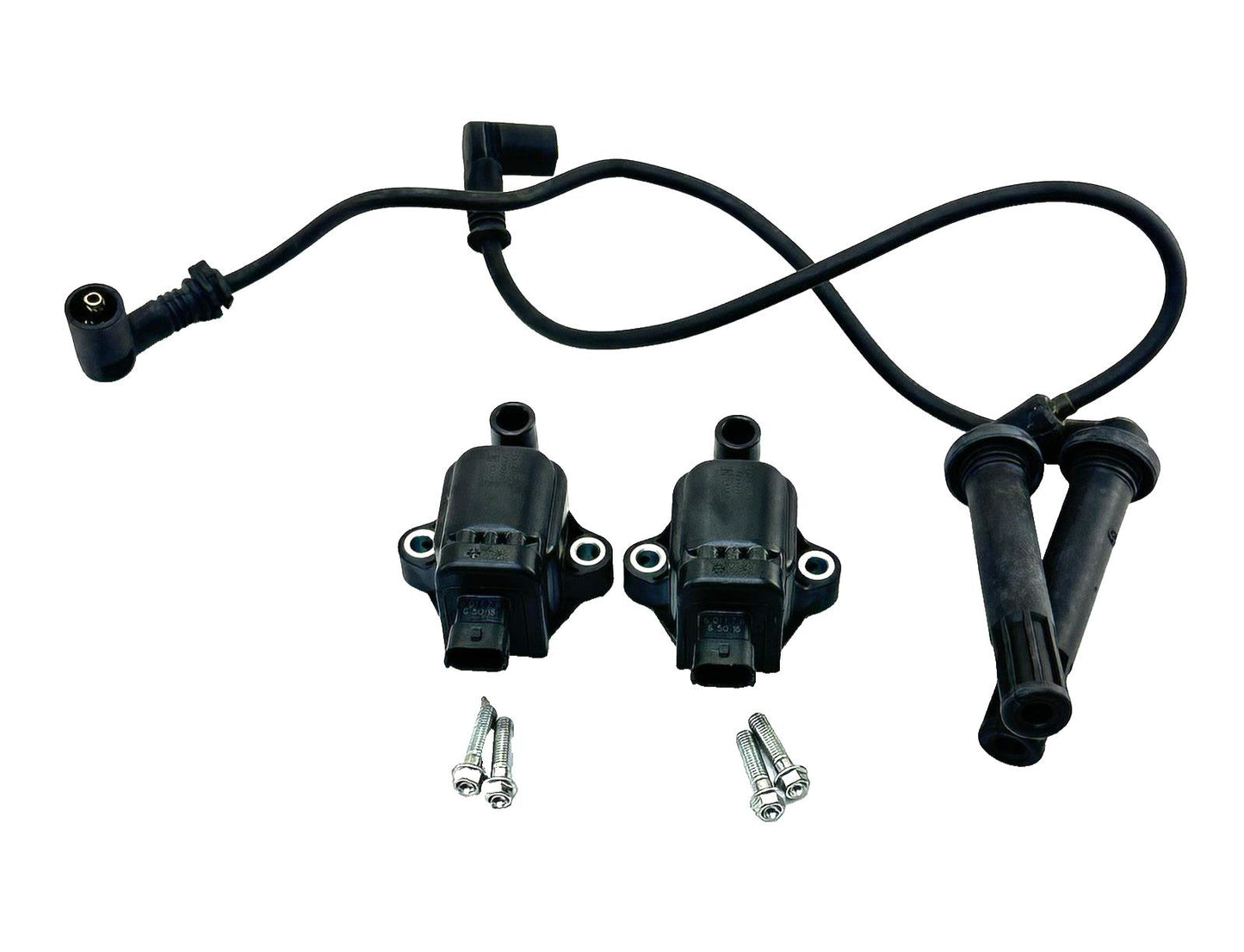 2016 - 2019 DUCATI 959 PANIGALE IGNITION COILS SPARK PLUG CAPS STICKS SET STOCK