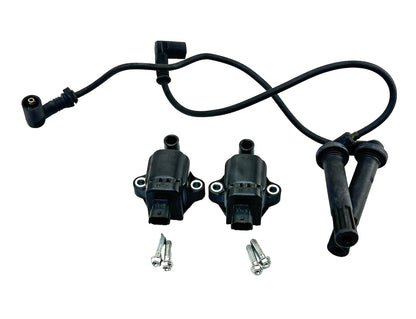 2016 - 2019 DUCATI 959 PANIGALE IGNITION COILS SPARK PLUG CAPS STICKS SET STOCK
