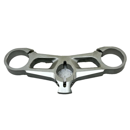 2016 - 2019 DUCATI 959 PANIGALE UPPER TRIPLE TREE FRONT FORK CLAMP SILVER STOCK