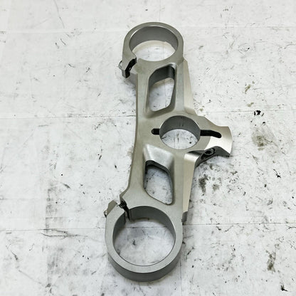 2016 - 2019 DUCATI 959 PANIGALE UPPER TRIPLE TREE FRONT FORK CLAMP SILVER STOCK