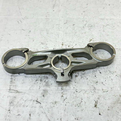 2016 - 2019 DUCATI 959 PANIGALE UPPER TRIPLE TREE FRONT FORK CLAMP SILVER STOCK