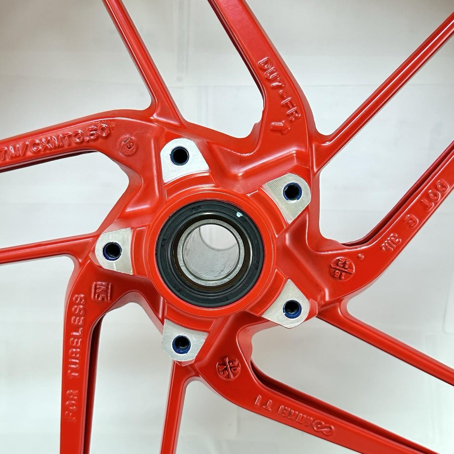 2016 - 2019 DUCATI 959 PANIGALE FRONT WHEEL RIM TIRE RUBBER RED STOCK OEM