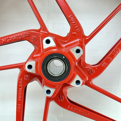 2016 - 2019 DUCATI 959 PANIGALE FRONT WHEEL RIM TIRE RUBBER RED STOCK OEM