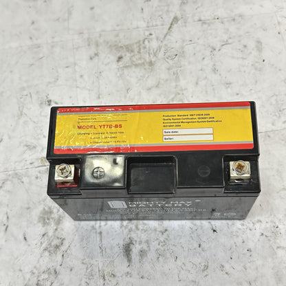 2016 - 2019 DUCATI 959 PANIGALE MIGHTY MAX BATTERY YT7B-BS 12 VOLT 6.5 AMP HR.