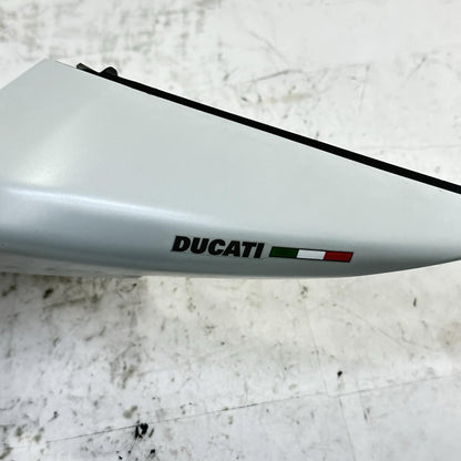 2016 - 2019 DUCATI 959 PANIGALE REAR LEFT TAIL FAIRING SIDE PLASTIC TRIM WHITE