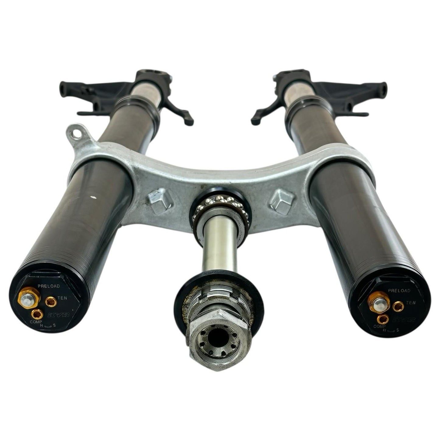 2015 - 2019 YAMAHA YZF R1 FORKS FRONT SUSPENSION ABSORBERS TRIPLE TREE SET KYB