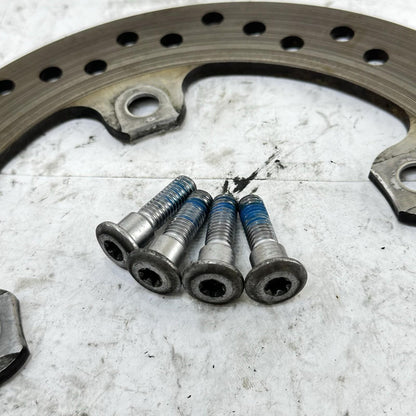 2013 - 2017 TRIUMPH DAYTONA 675 REAR ROTOR BACK BRAKE DISC WHEEL RIM BOLTS SET