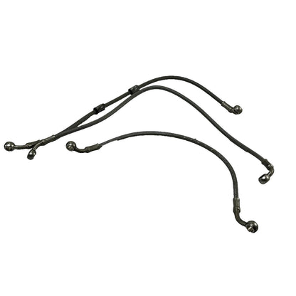 2013 - 2017 TRIUMPH DAYTONA 675 BRAKE LINES BRAIDED SET CALIPER HOSES STOCK OEM