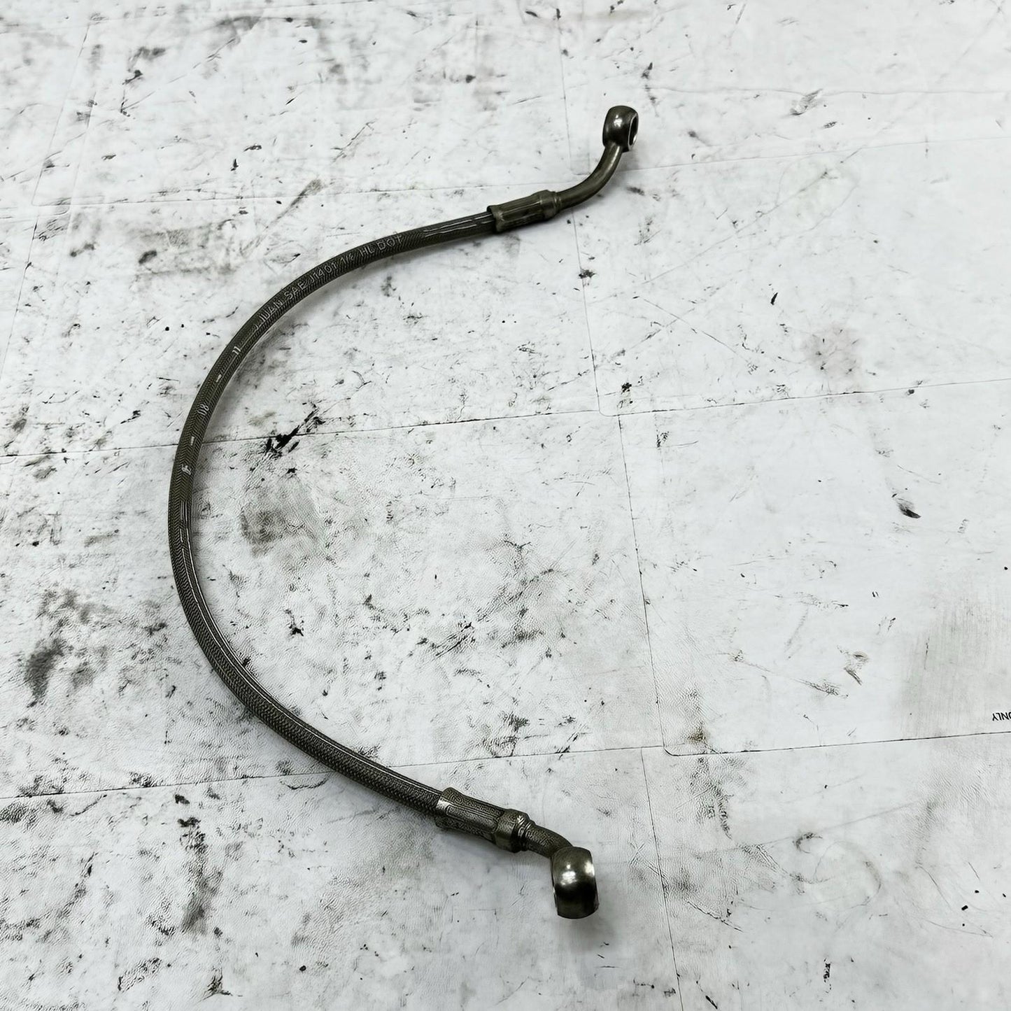 2013 - 2017 TRIUMPH DAYTONA 675 BRAKE LINES BRAIDED SET CALIPER HOSES STOCK OEM