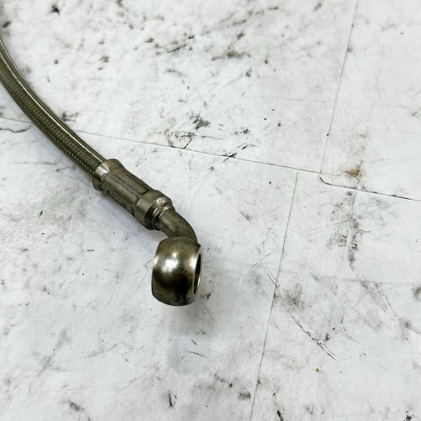 2013 - 2017 TRIUMPH DAYTONA 675 BRAKE LINES BRAIDED SET CALIPER HOSES STOCK OEM