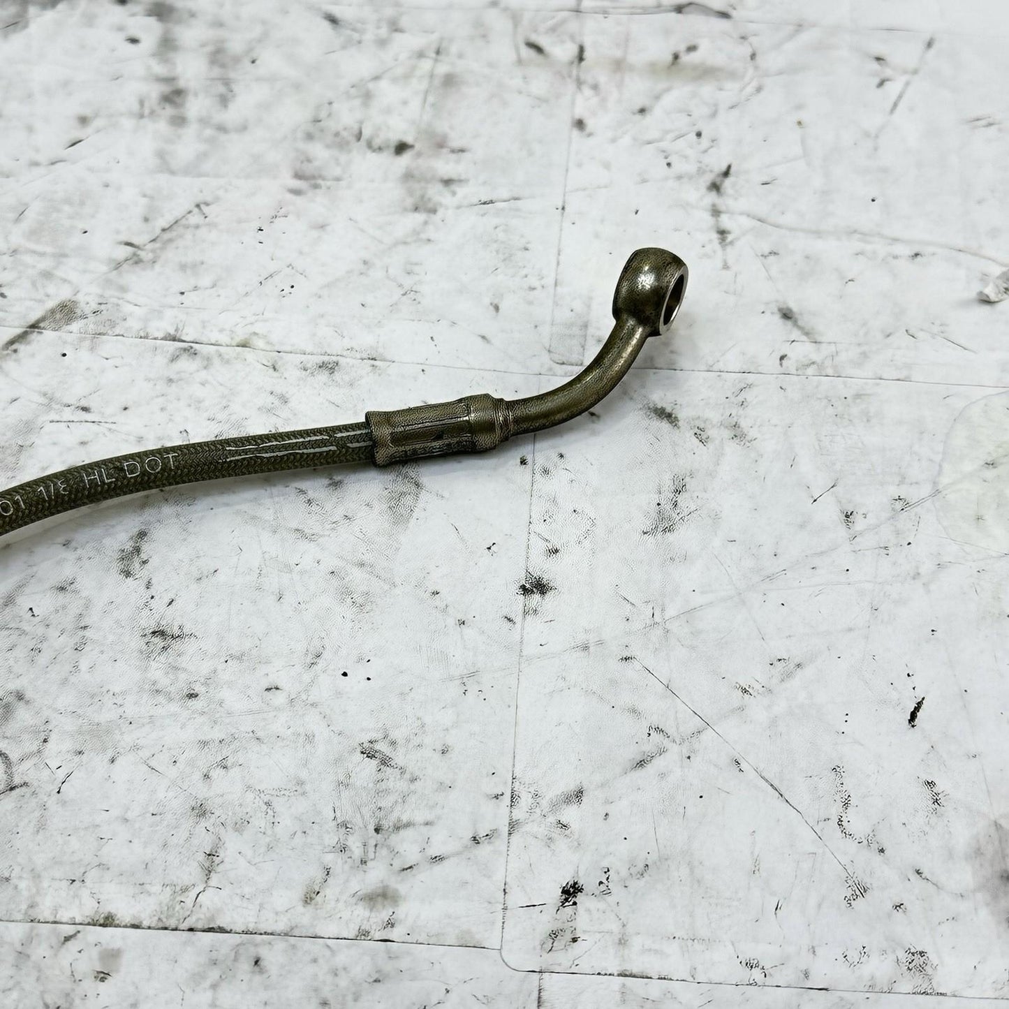 2013 - 2017 TRIUMPH DAYTONA 675 BRAKE LINES BRAIDED SET CALIPER HOSES STOCK OEM