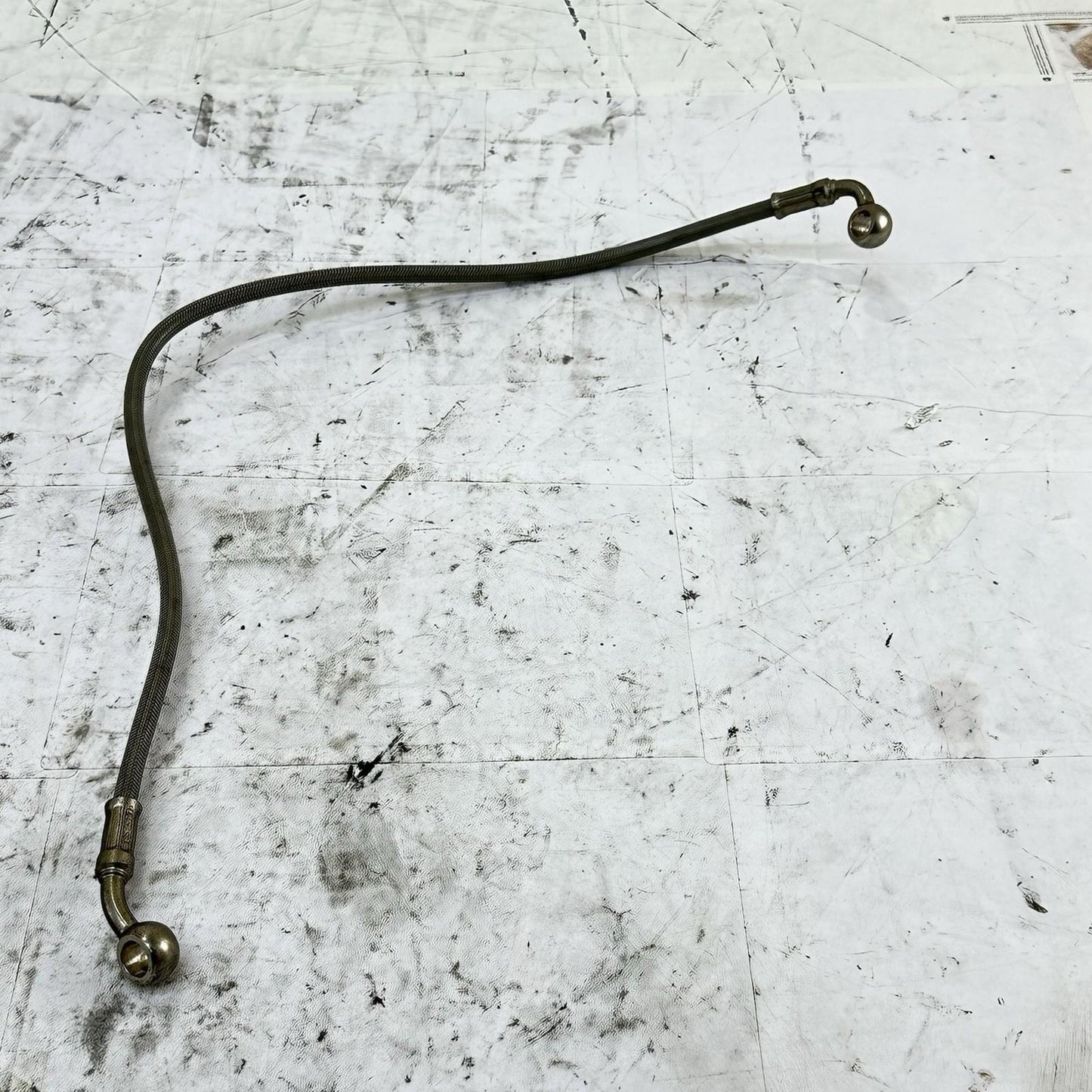 2013 - 2017 TRIUMPH DAYTONA 675 BRAKE LINES BRAIDED SET CALIPER HOSES STOCK OEM