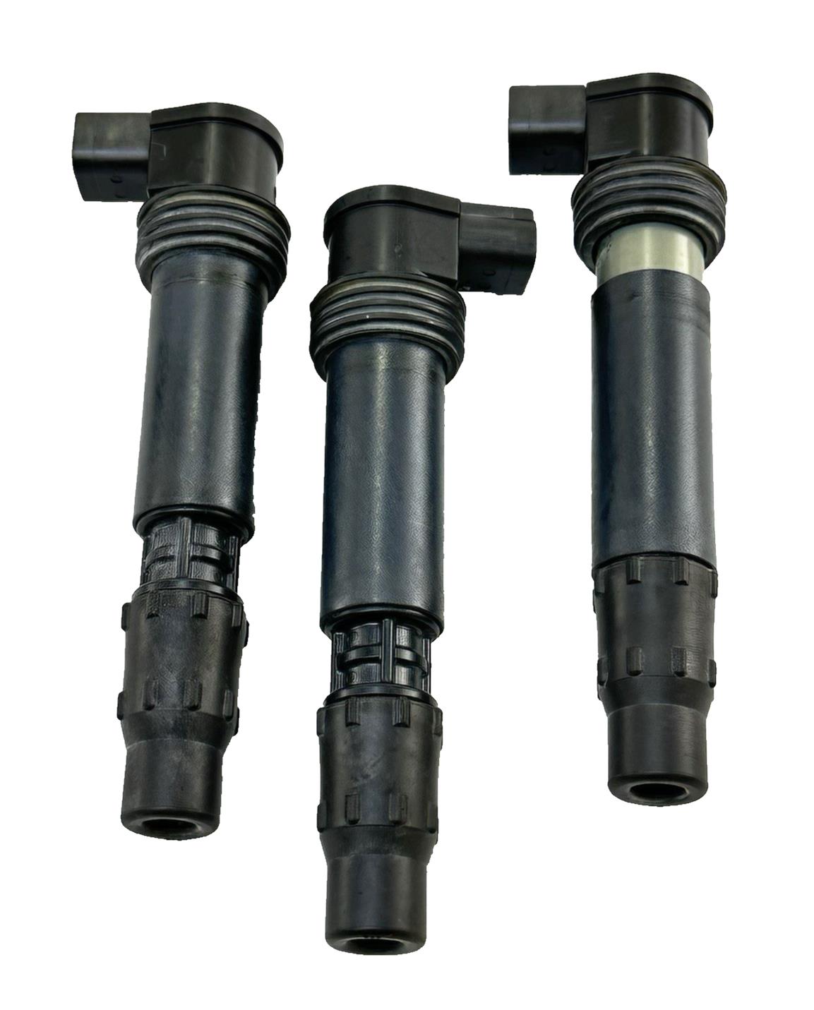 2013 - 2017 TRIUMPH DAYTONA 675 IGNITION COILS SPARK PLUG CAPS STICKS SET OEM