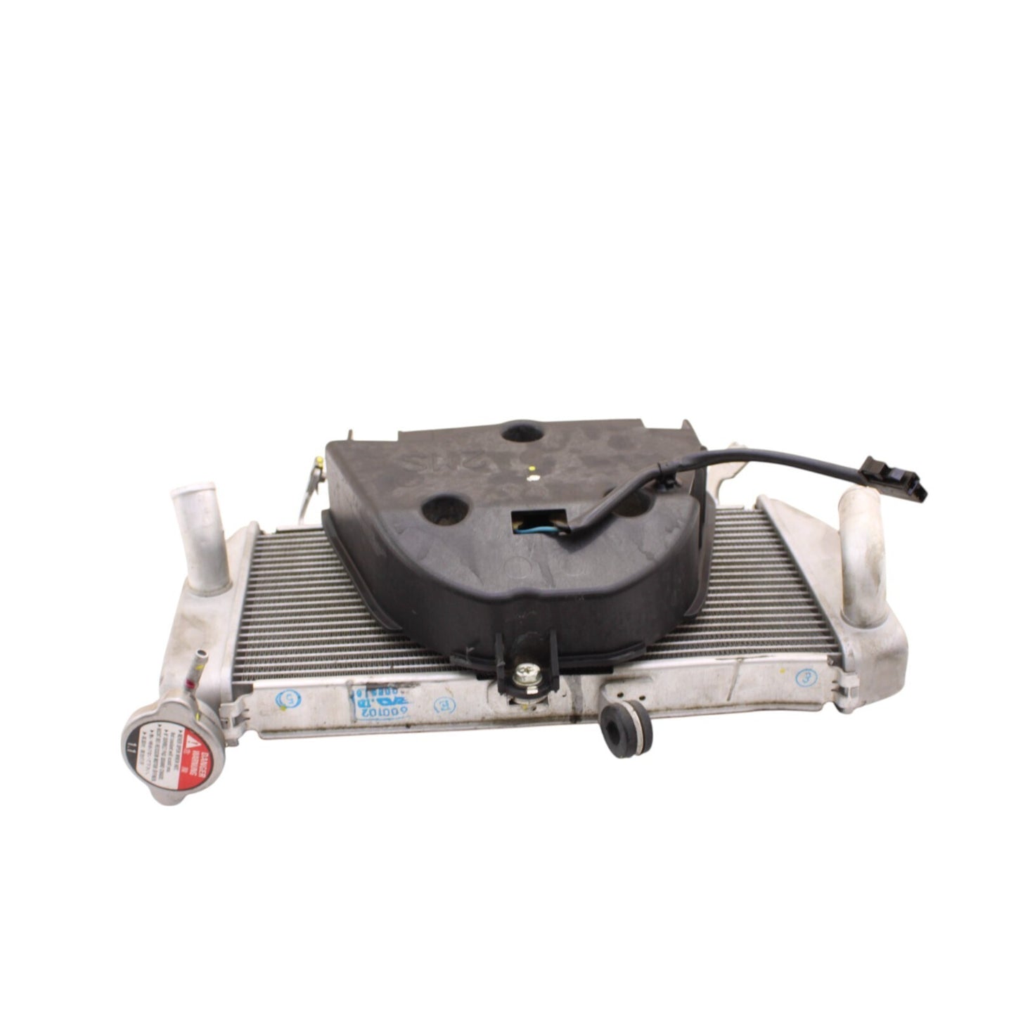 2018 - 2023 YAMAHA YZF R3 RADIATOR BLOWER FAN ENGINE COOLING CAP SHROUD SILVER