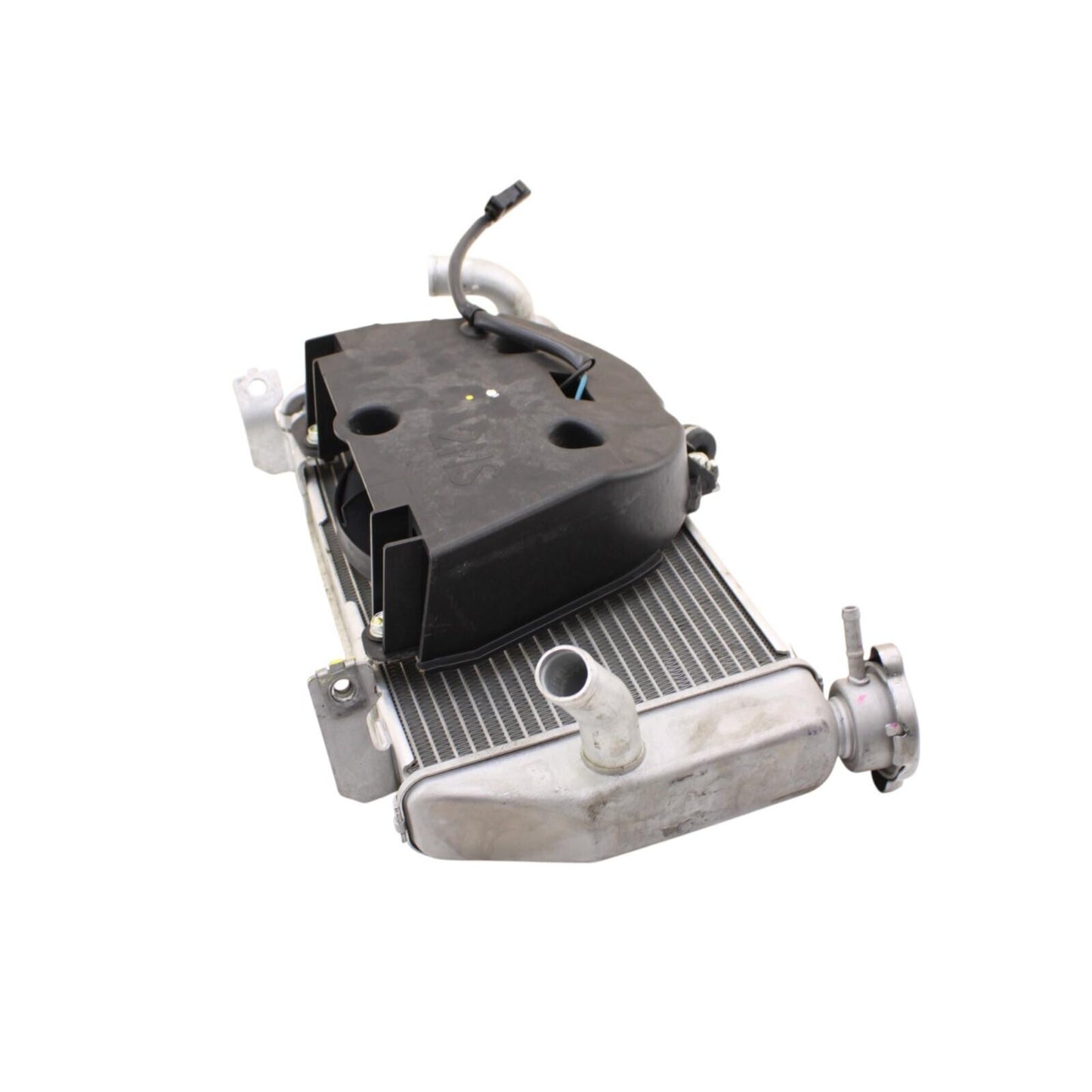 2018 - 2023 YAMAHA YZF R3 RADIATOR BLOWER FAN ENGINE COOLING CAP SHROUD SILVER