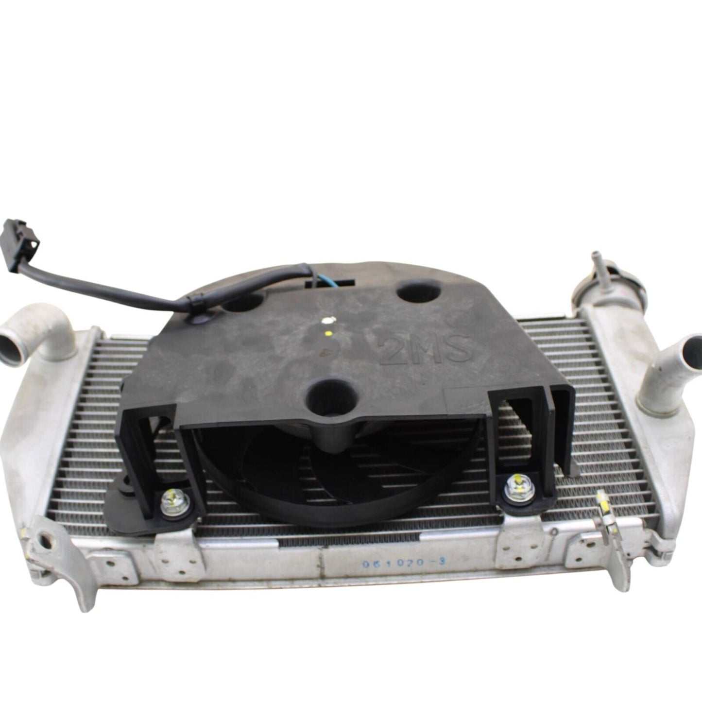 2018 - 2023 YAMAHA YZF R3 RADIATOR BLOWER FAN ENGINE COOLING CAP SHROUD SILVER