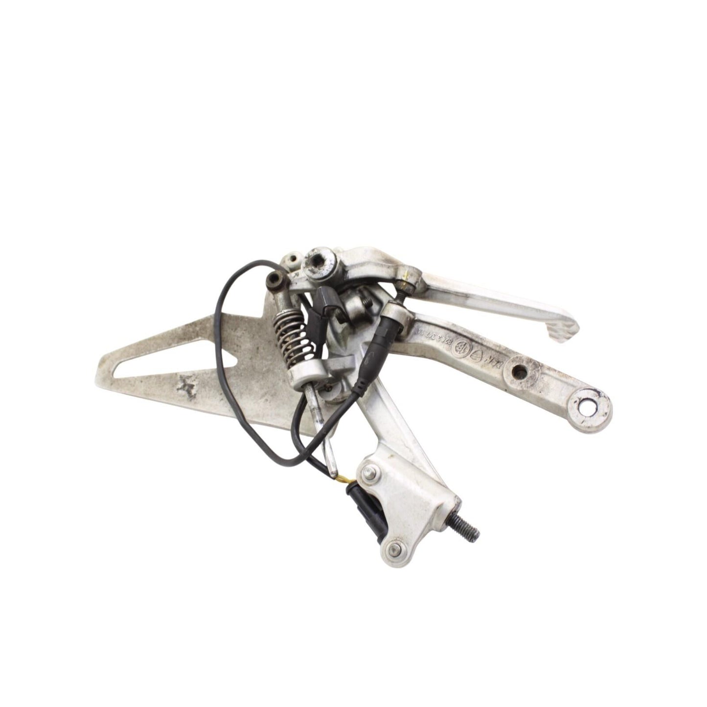 2018 - 2024 DUCATI PANIGALE V4 RIGHT REARSET FOOT PEG BRAKE MASTER Pedal SILVER